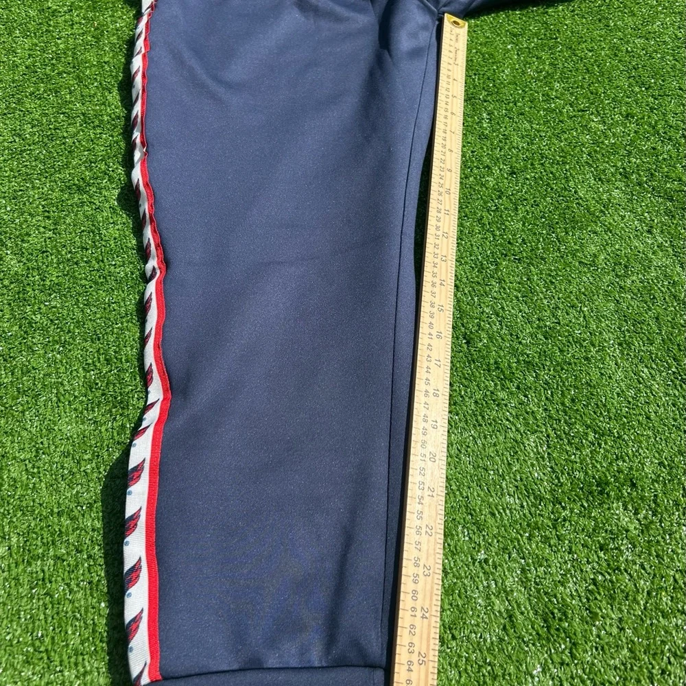 Washington Capitals Stripe Logo Jogger Track Pants Men’s 2XL FOCO NHL NWT Navy - Picture 7 of 14